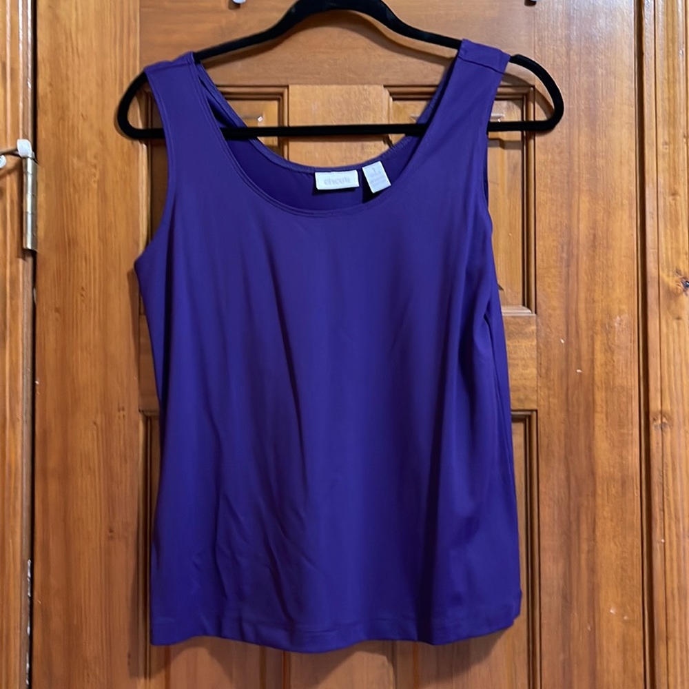 Chico’s size 1 tank & size 2 button down